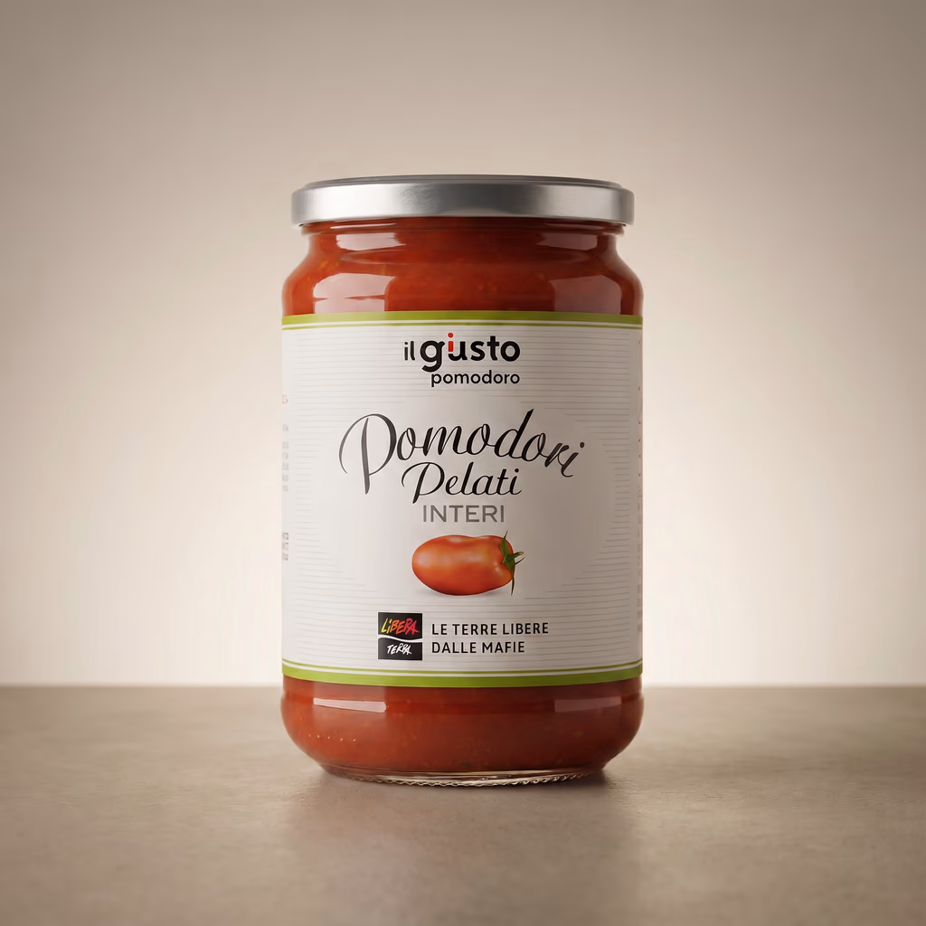 Tomates pelées entières — Libera Terra (1/2)