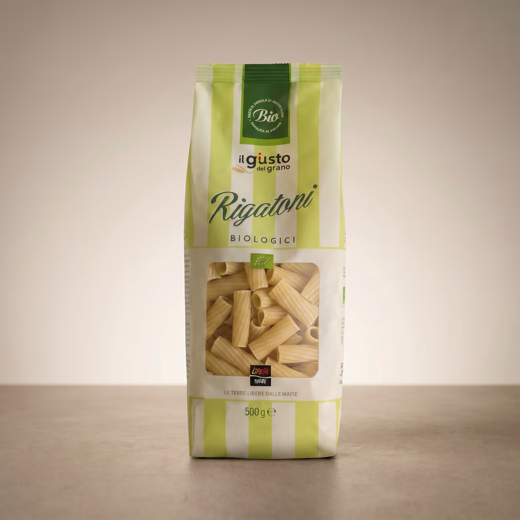 Bronzegezogene Rigatoni — Libera Terra (1/4)