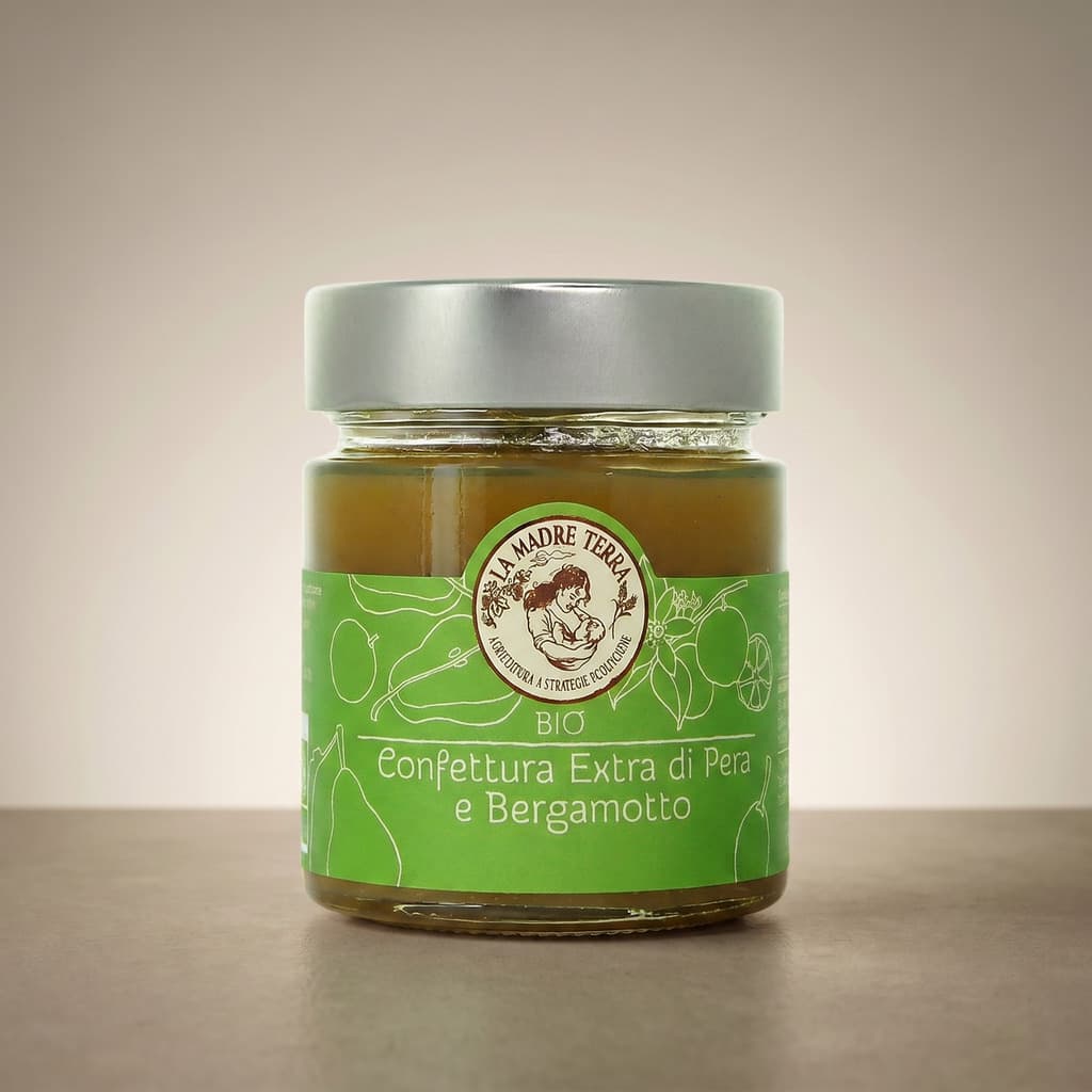Confiture Poire & Bergamote — La Madre Terra (1/2)