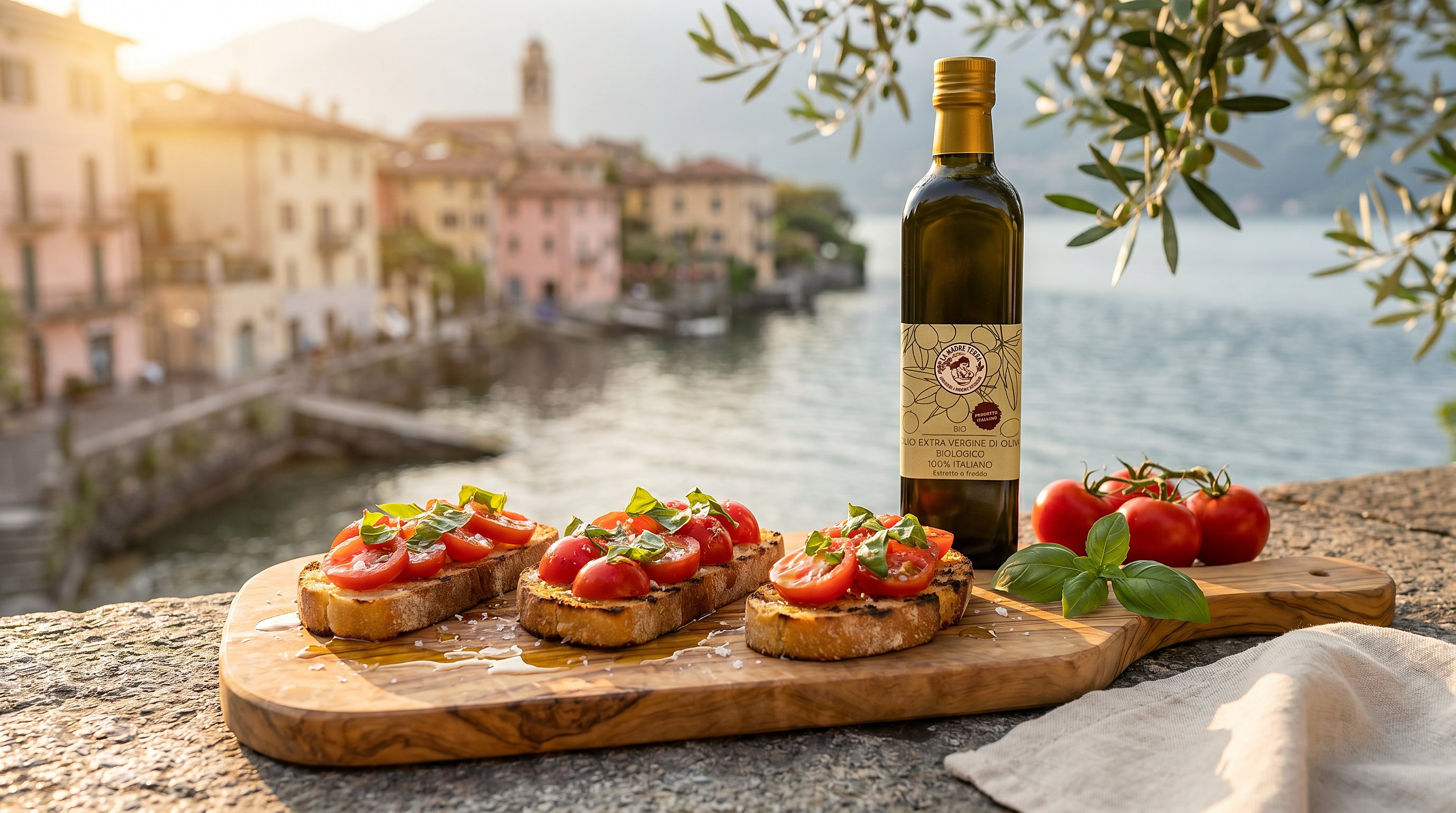 Bruschetta tomate & huile d'olive — la vraie bruschetta italienne